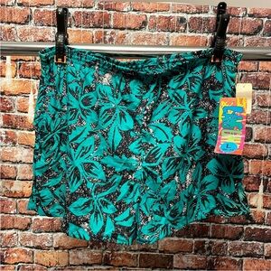 🔥 Dead stock vintage LaGuna swim shorts New Tags large floral Hawaii floral